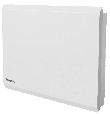 Radiateur à inertie sèche YULI 1500W blanc horizontal - HOMY