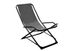 Chaise de jardin pliante PENDULAIRE chilienne acier graphite gris, Livraison à domicile incluse - PROLOISIRS