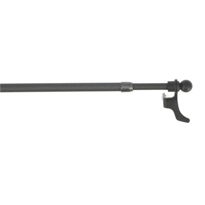Tringle de vitrage extensible en métal de 25 à 40 cm diam 9 mm Finition Météorite - MOBOIS