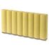 Bordure ovaline ton paille 50 x 24 x 6 cm FABEMI