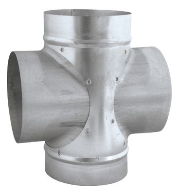 Croix de dérivation galvanisée diamètre 125 mm AUTOGYRE