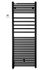 Sèche-serviettes à inertie fluide Angora 750 W Noir Mat ACOVA