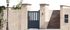 Portillon battant aluminium JULES l.1,00 x H.1,35 m gris  - PREFALU