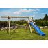 Aire de jeux en bois Henry avec balançoire échelle et toboggan - PALMAKO
