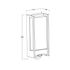 Applique extérieur LED détecteur de mouvements Qubo gris IP54 800 lumens blanc chaud - COREP