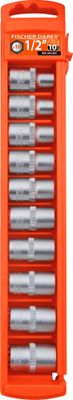 Coffret de 10 douilles 1/2 FISCHER DAREX