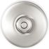 Bouton poussoir en saillie rétro porcelaine blanche et nickel satiné - Garby Dimbler FONTINI