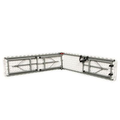 Banc de jardin pour réception pliable polyéthylène blanc 180 cm - JARDIN SAUVAGE