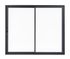 Baie coulissante alu gris H.2150 x l.2400 mm - Gamme Habitat -  CLOSY