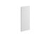 Joue de finition pour demi-colonne Lotus blanc mat 130 x 57 cm OFITRES