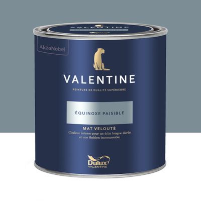 Peinture Valentine  Mat Velouté Équinoxe Paisible 0,5 L - DULUX VALENTINE