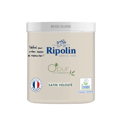 Peinture O'PUR Beige Glaise 75 mL - RIPOLIN