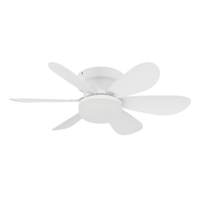 Ventilateur de plafond silencieux avec lumière LED + télécommande Blanc Ø52cm - Clovelly EGLO