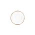 Bouton de meuble rond blanc laiton diamètre 40 mm REI