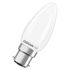 Ampoule LED B22 dépolie flamme 4 W = 470 lumens blanc chaud - OSRAM