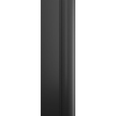 Portes de douche battantes 80x192 cm profilé noir verre transparent 5 mm New Style - SCHULTE