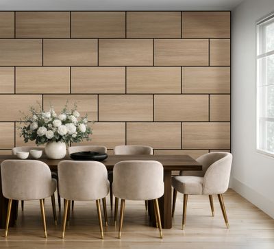 Panneau acoustique mural chêne clair - 8 x 400 x 800 mm - LEITL