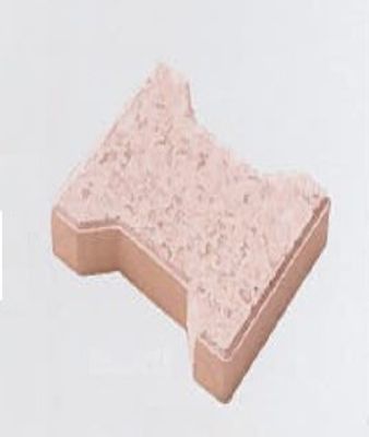 Pavé H saumon 20 x 16,5 x 5 cm - MIALANES