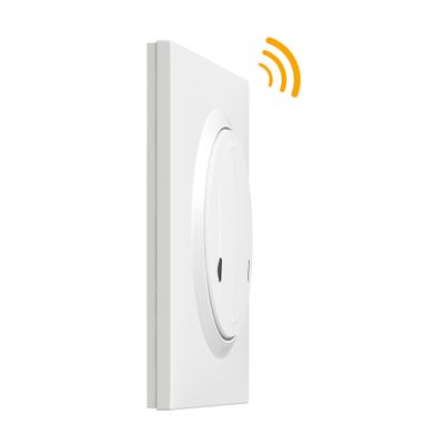 Commande double connectée sans fil + plaque Blanc - Dooxie with Netatmo LEGRAND