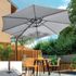 Parasol déporté 4 m Tobago JARDILINE