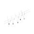 Spot sur câbles kit 5X10W GU5,3 chrome WIRE SYSTEM SIMPLE PAULMANN