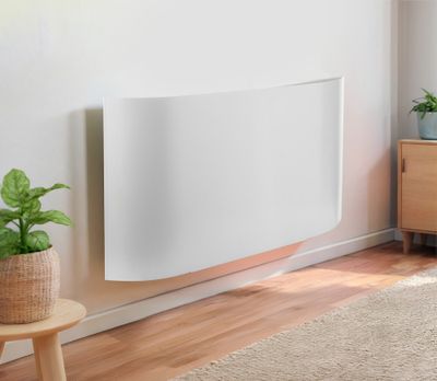 Radiateur à inertie sèche OVIDO 2000W blanc horizontal - QLIMA