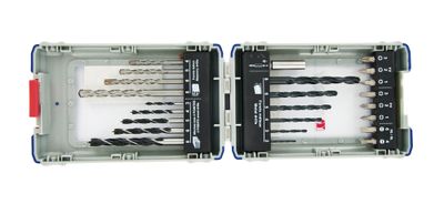 Mallette 24 pièces pour percage et vissage avec porte-embout magnétique TIVOLY