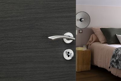 Rosaces rondes 50 mm trou de clé chrome brillant par 2 FROSIO