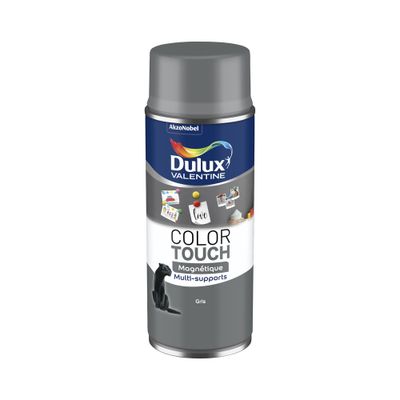 Bombe de peinture Color Touch magnétique gris 400 mL - DULUX VALENTINE