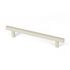 Poignée de meuble cylindrique inox greige mat entraxe 128 mm REI