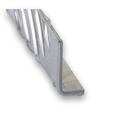 Cornière inégale damier aluminium brut 25 x 40 mm 2,50 m CQFD
