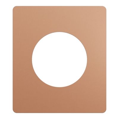 Plaque de finition 1 poste Odace 2025 Architecte effet cuivre - SCHNEIDER ELECTRIC