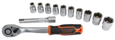 Coffret de douilles 1/2 & cliquet FISCHER DAREX