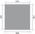 Carport double -  609 - 600 x 120 cm - toit en acier Livraison gratuite domicile WEKA