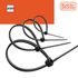 Colliers de serrage plastique noir assortiment 4 tailles par 200 - BLACK+DECKER