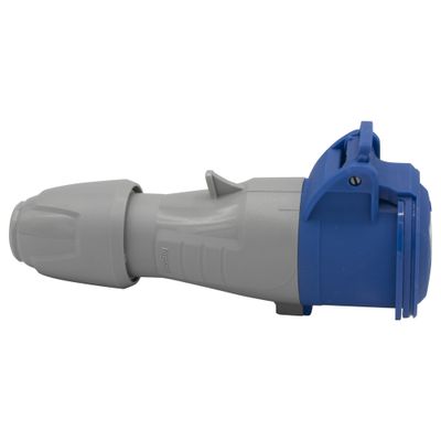 Prise électrique mobile industrielle femelle étanche IP44 2 pôles + terre 16A 200/250V - P17 LEGRAND