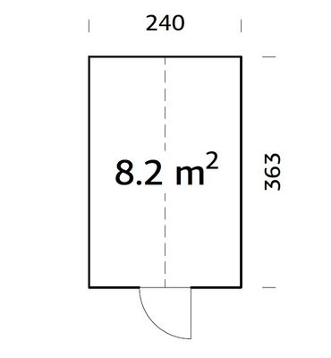 Serre de jardin Palmako Emilia - Bois autoclave & verre trempé - 12,5 m², Livraison à domicile incluse - PALMAKO