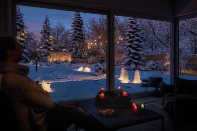 Sapin lumineux extérieur LED Plug & Shine blanc IP67 260 lumens blanc chaud - PAULMANN