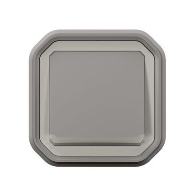 Interrupteur va-et-vient étanche IP55 avec témoin lumineux encastrable Gris - Plexo LEGRAND