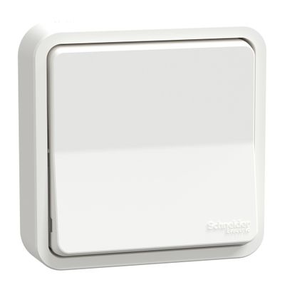 Interrupteur va-et-vient étanche IP55 encastré blanc - Mureva Styl SCHNEIDER ELECTRIC