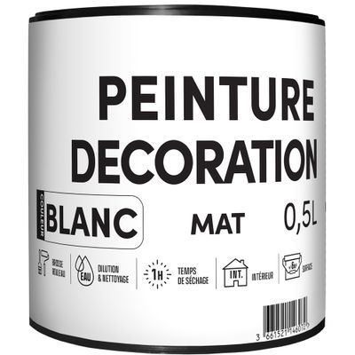 Peinture Acrylique Mat 0,5 L - TDP