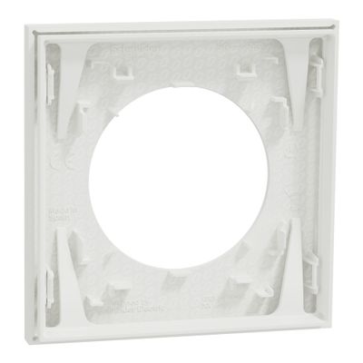 Plaque de finition 1 poste Odace 2025 blanc craie - SCHNEIDER ELECTRIC