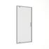 Porte de douche pivotante 100x200 cm profilé chrome verre transparent 8 mm Signature - OCEA