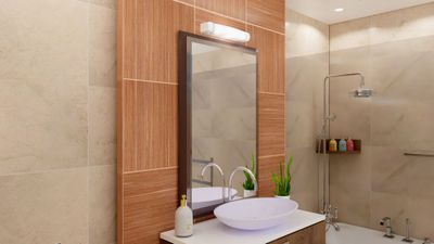 Réglette TALASSO avec tube S19 LED + prise + interrupteur 6W 525 lumens IP21 4000K - ARIC