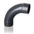 Coude PVC 90° à coller Ø 50mm grand rayon PN16 - GRE