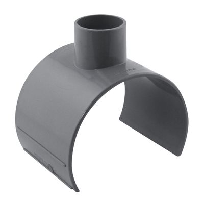 Selle de branchement PVC évacuation 90° mâle/femelle Ø100-110x32 - FITT