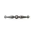 Poignée de meuble zamak vieil argent entraxe 96 mm REI