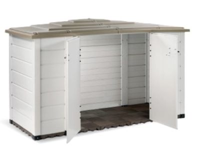 Coffre de jardin en résine  1 800 litres 1,49 m², Livraison à domicile incluse - HABRITA