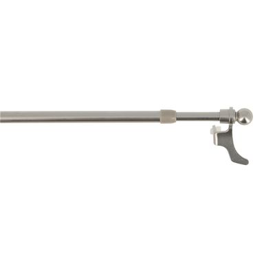 Tringle de vitrage extensible en métal de 40 à 65 cm diam 9 mm Finition Nickel mat - MOBOIS