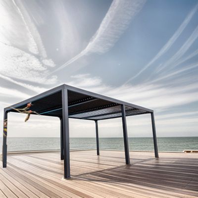 Pergola bioclimatique aluminium 3,6 x 5,98 m 21.52 m² FORESTA